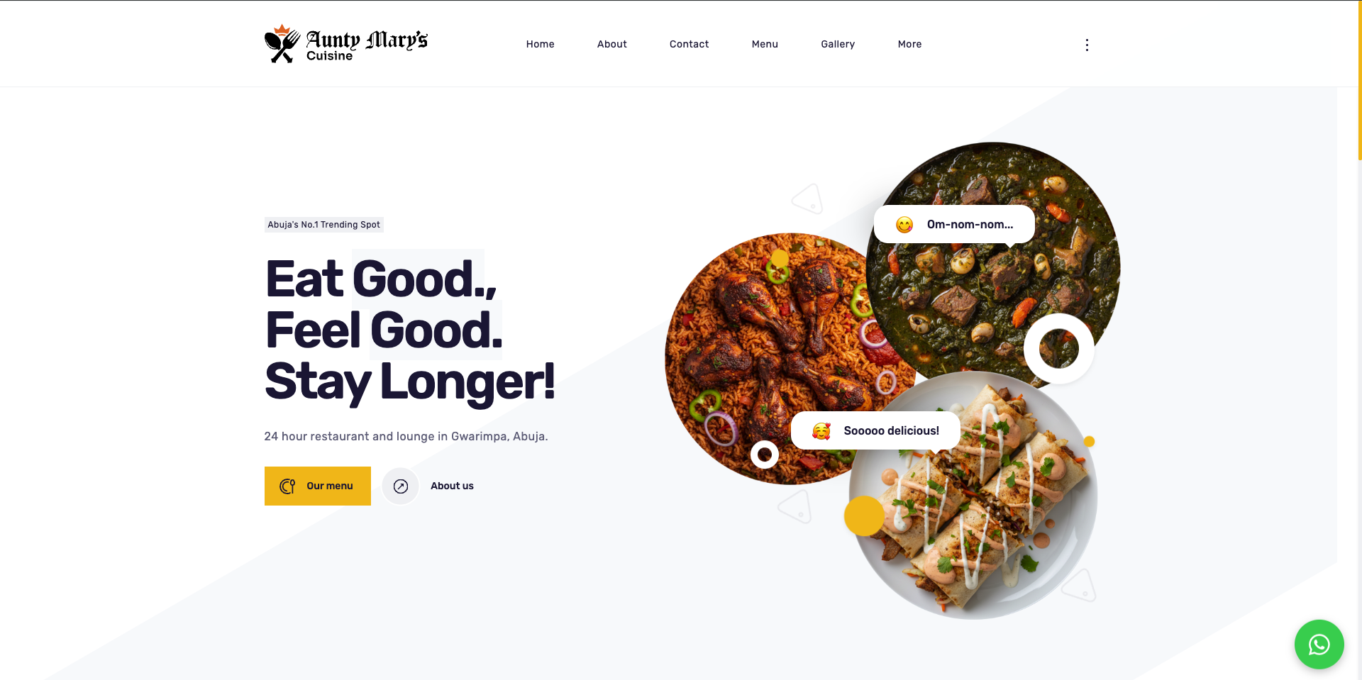 Aunty Mary's Cuisine — project by GYNIST