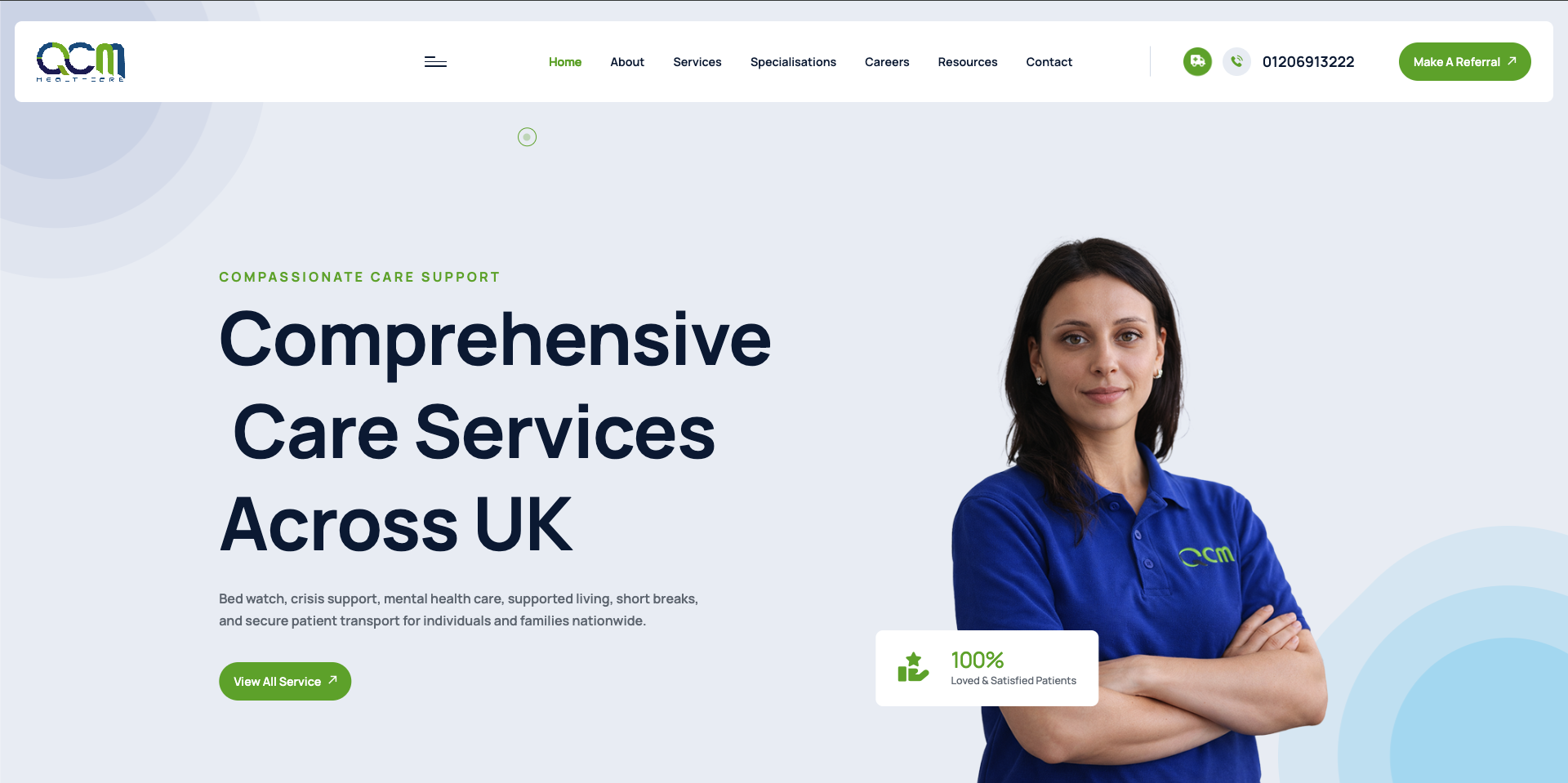 QCM Healthcare — case study by GYNIST